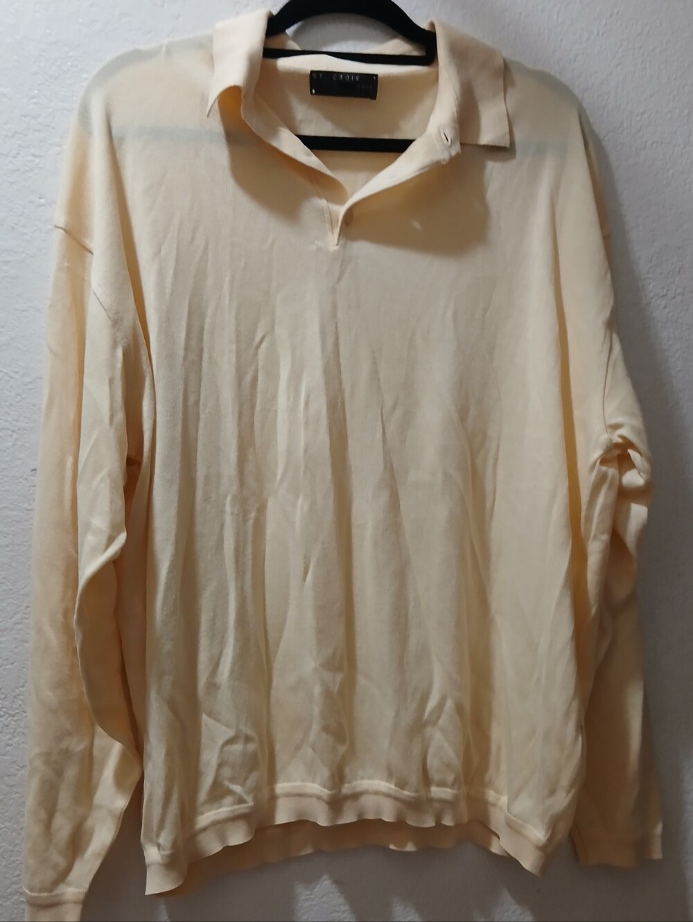 St Croix  size Xl Eton Men's Long-Sleeve Polo